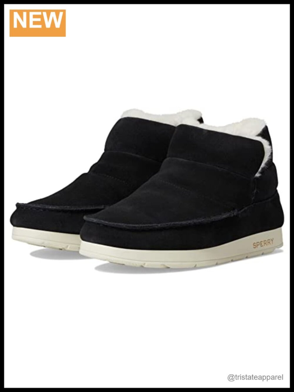Suede Winter Ankle Bootie Slip-On Faux Fur Lining EVA Outsole